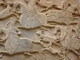 Bas-reliefs de l'époque qadjare à Tangeh Savashi.