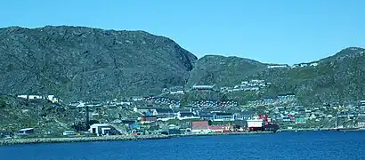 Vue générale de Qaqortoq.