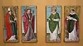 Quatre petits panneaux, éléments d’un triptyque, XVe siècle, École allemande
