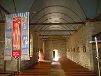 La nef de la chapelle Notre-Dame-de-la-Clarté.