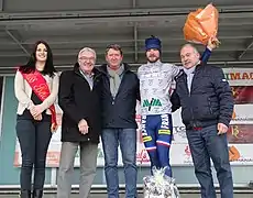 Marc Fournier est leader du classement de la montagne.