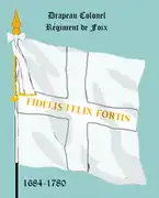 Drapeau Colonel de 1684 à 1780