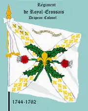 Royal Écossais - drapeau colonel