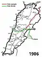 Le réseau en 1906