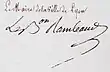 Signature de Pierre-Thomas Rambaud