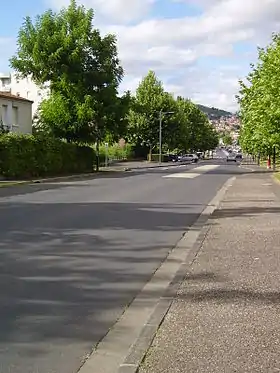 Photographie de la route départementale 8