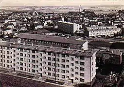 Vue général avec l'église Saint-Louis.
