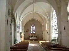 Intérieur de l'église.