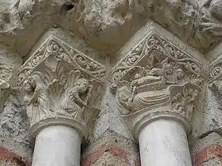 Détail : Visitation et Nativité