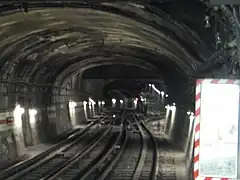 Raccordement entrela ligne 12 et la ligne 4.