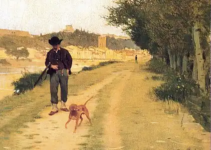 Vue de Florence et de l'Arno (1872).