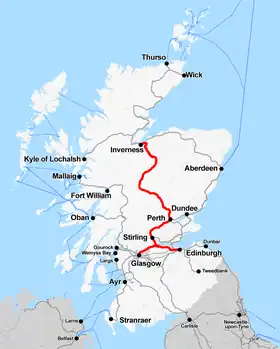 Voir la carte de la ligne.