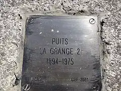 Puits La Grange no 2, 1894-1975.