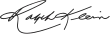 Signature de Ralph Klein