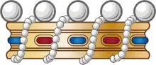 Couronne de baron du Saint-Empire.