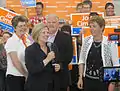 Rassemblement du NPD avec Andrea Horwath et les candidats de Sault Ste. Marie, Sudbury et Nickel Belt, le 26 mai 2014.