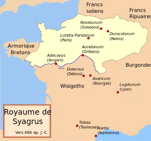 Le royaume de Soissons