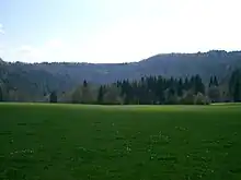 La reculée de Balerne.