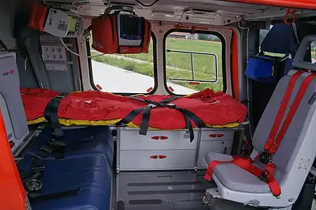 Cabine d'un A109SP Da Vinci