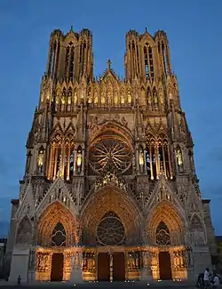Cathédrale Notre-Dame de Reims.