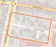 Contour Cité Warnier-David.