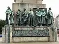 Statues du piédestal de la statue équestre de Frédéric-Guillaume III à Cologne