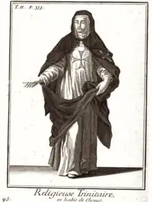 Religieuse trinitaire.