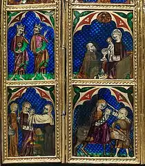 Détail, aile droite