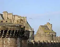 Sur les remparts de Saint-Malo.