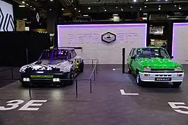Renault R5 Turbo 3E et une R5 originelle