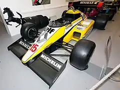 La Renault RE50 au musée de Donington.