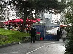 Marché du Landrel, place de Zagreb