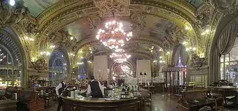 Restaurant Le Train bleu, Paris, gare de Lyon.