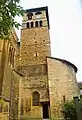 Clocher et abside de l'ancienne église.