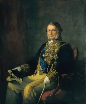 Portrait du duc de Ávila, de Miguel Ângelo Lupi, 1880