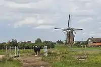Rijpwetering, le moulin : Lijkermolen no 1.