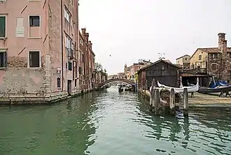 Le squero di S.Trovàso et le rio dei Ognissanti