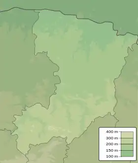 Voir sur la carte topographique de l'oblast de Rivne