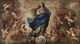Tableau de Francisco Ricci représentant l'Immaculée Conception.