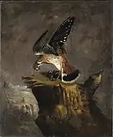 Rapace et sa proie (1844), Smithsonian American Art Museum, Washington