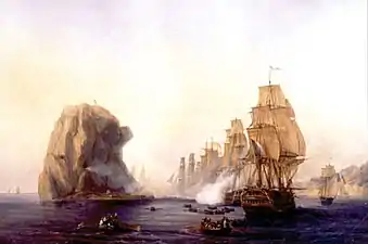 illustration de HMS Berwick (1775)