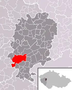 Localisation de Rokycany