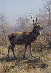 Le Cerf, 1875,musée et galerie d'art de Brighton.