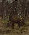 Cerf et biches, par Rosa Bonheur, 1878.