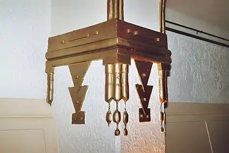 Stucs dorés de la salle de bal Roseland.Arthur Meuleman (1932).