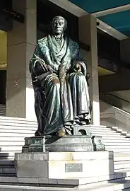 Statue de Van Hogendorp à Rotterdam (1867).