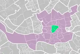 Localisation de Rotterdam-Centre