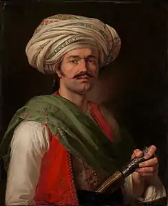 Autre portrait supposé être Roustam Raza, par Horace Vernet.
