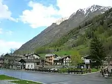 Vue de Rovenaud, village natal d'Émile Chanoux.