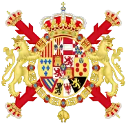 Blason espagnol de 1761 à 1843.